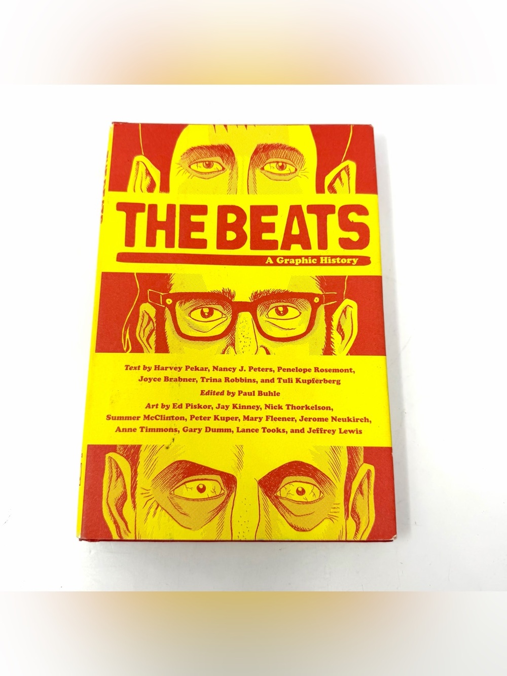 The Beats: A Graphic History by Harvey Pekar Hardcover Book Beat Generation Art